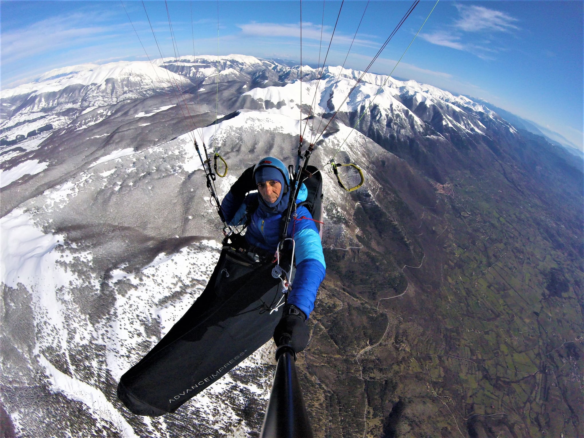 Andrea Cappabianca Kappa, pilota di parapendio di Cloud Hunters