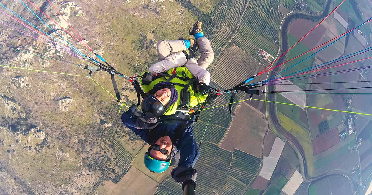 Parapendio a Latina